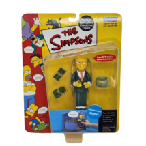 The Simpsons 2000 Interactive Montgomery Mr Burns Action Figure Sealed Playmates - $23.75