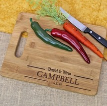 Personalized Bamboo Cutting Board- Personalize with ANY scripture. (Name... - £15.72 GBP