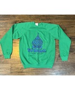 Vtg Trump Tan Mahal Sweatshirt Pullover Green 90s Donald Unisex Large - $67.68 CAD