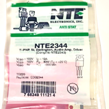 NTE2344 Silicon Complementary Transistor Darlington Power Amp, Switch - $5.07