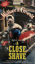 1 Ea Wallace And Gromit A Close Shave Vhs 1996-TESTED-RARE VINTAGE-SHIPS N 24HRS - £7.86 GBP