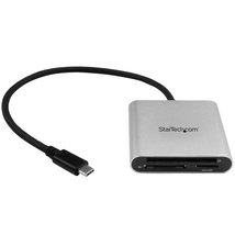 StarTech.com USB 3.0 Flash Memory Multi-Card Reader/Writer with USB-C - SD micro - £38.00 GBP