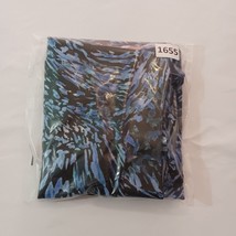 Dana Buchman Women's Black & Blue Elastic Waist Pull On Skirt Size XL image 12