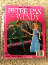 A Little Golden Book!!! Walt Disney&#39;s Peter Pan and Wendy!!! - £8.65 GBP