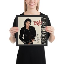 Michael Jackson FRAMED reprint signed Bad album Framed Reprint - £62.06 GBP