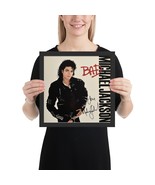 Michael Jackson FRAMED reprint signed Bad album Framed Reprint - $79.00