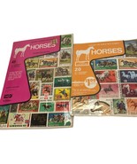 Vintage Don Hirschhorn Stamps Horses Equestrian Racing Westerncore - $19.79
