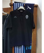 2009-10 Black Kappa Valencia CF Polo Shirt Soccer Football (M) - $32.99