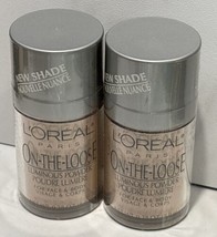 2 L&#39;oreal On-The-Loose Luminous Powder Face Body - Pure Light - 0.28 oz ... - $22.28