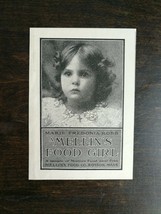 Vintage 1901 Maria Fredonia Robb Mellin&#39;s Food Girl Original Ad - $6.64