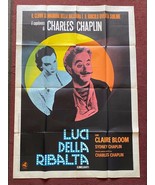 Charles Chaplin&#39;s LIMELIGHT (1953) Vintage Original Italian Poster Buste... - £138.27 GBP