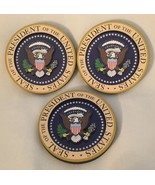 5 PRESIDENT EAGLE SEAL MAGNET WHITE HOUSE WOOD CARVED DEMOCRAT REPUBLICA... - $33.79 CAD