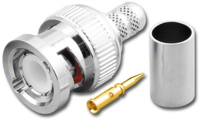 BNC30298X PAN PACIFIC BNC-3029-8X  BNC-3029-8X BNC 3-Piece Crimp Plug Fo... - $1.70