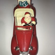 Vintage Clark Oil Santa’s 1937 Chevrolet  Convertible  Automobile Bank NIB- - £17.09 GBP