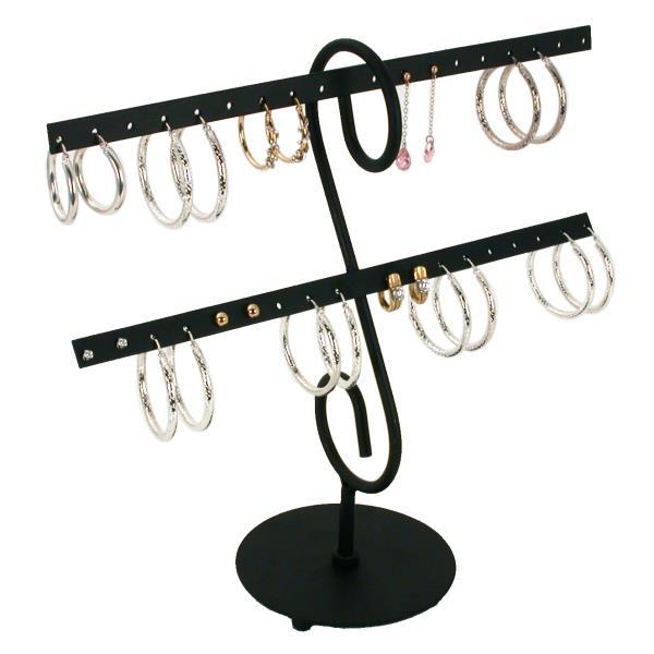 Primary image for  Black Wire 16 Pair Earring Display Showcase Countertop Stand Kit 6 Pcs