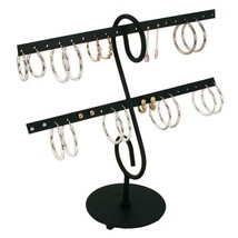  Black Wire 16 Pair Earring Display Showcase Countertop Stand Kit 6 Pcs - £49.81 GBP