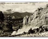 Pikes Peak Colorado Springs Colorado CO UNP Conoco Touraide B&amp;W Postcard Z2 - $3.91