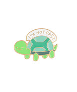 Slow Turtle Enamel Pin, I&#39;m Not Fast Turtle Pins, Lapel Pins, Hard Ename... - $13.69 CAD