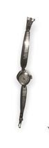 Benrus Stainless Steel Womens Silver Colored Thin Wrist Watch - $23.08