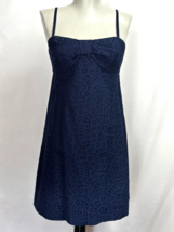 Lilly Pulitzer sleeveless Shift Dress Womens Size 0 Karina True Navy Blu... - £22.81 GBP