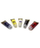 Acrylic Paint Set 120ml Tubes - 5 Primary Colors Professional Grade Memo... - $18.26 CAD
