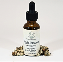 APPLE BLOSSOM Herbal Supplement / Liquid Extract Tincture / Malus pumila Flower - £12.02 GBP