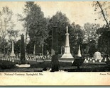 National Cemetery Springfield Missouri MO UNP Unused DB Postcard H1 - $4.90