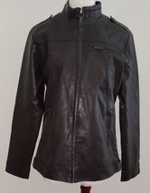 Gradyboy Beyond Imagination Faux Leather Jacket Brown Women Approx Size ... - £14.16 GBP