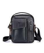 BULL CAPTAIN First Layer Genuine Leather Shoulder Sporting Bag For Men  - $70.00
