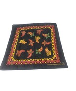 Vintage Hot Peppers Patterned Bandana Handkerchief Made In USA  RN15187 - $19.75