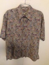 Tori Richard Uomo Hawaiano Camp Camicia Casual Taglia XL 100% Cotone Prato - £22.92 GBP