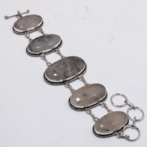 Black Rutile Oval Shape Gemstone Handmade Fashion Bracelet Jewelry 7-8&quot; SA 1207 - £7.18 GBP