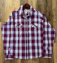 Wrangler Wrancher Women’s Western Plaid Pearl Snap Long Sleeve Shirt X-Large - $22.77