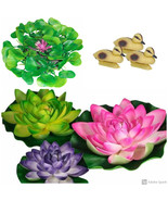 Pond Decor Value Pack, Includes Floating Lilies, Hyacinth &amp; Ducklings - $42.52