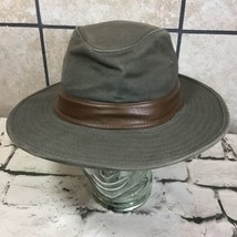 Vintage Rustic Ridge Hat Mens Sz S Gray Drifter Panama Wide Brim Outdoor - £27.37 GBP