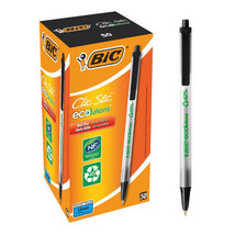 Bic Ecolutions Clic Ballpoint Pen 1.0mm (50pk) - Black - $59.37