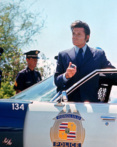 Hawaii Five-O Jack Lord By Police Car On Radio Classic 16x20 Canvas Giclee - £55.94 GBP