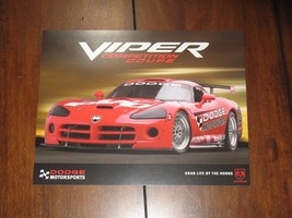 Dodge 2003 Viper SRT10 SRT-10 Pvo Sales Sheet Brochure Card Mopar Gts Gtsr R - £23.49 GBP