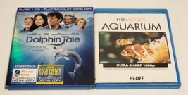 Dolphin Tale Blu-ray+DVD &amp; HD Moods Aquarium Blu-ray  - £5.35 GBP