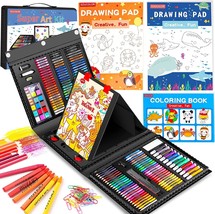 Soucolor Art Supplies, 283 Pieces Drawing Set Art Kits With Trifold Easel, 2 - $35.99