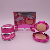 GlamGlow Becca We Know Glow Gravitymud &amp; Rose Glow Shimmering Skin Perfe... - £14.03 GBP
