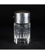Sterling Silver Mounted Cut Glass Scent Bottle Antique 1907 England Gold... - £99.91 GBP
