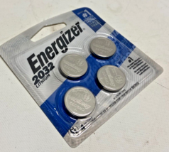 Energizer 2032 Batteries (4 Pack), 3V Lithium Coin Batteries - $7.69