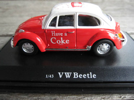 Coca-Cola 1966 Volkswagen Beetle  1:43 scale - $24.50