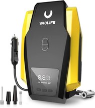 VacLife USVA701YE 150 PSI 120W 12V Portable Tire Inflater Compressor - £33.35 GBP