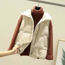 Lusumily 2022 Winter Women Vest Cotton Sleeveless Jacket Vest Waistcoat Yellow W - £85.45 GBP
