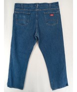 Dickie&#39;s Men&#39;s Regular Blue Denim Distressed Jeans 100% Cotton Size 42&quot;W... - $16.93 CAD