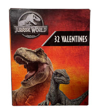 Jurassic World 32 Dinosaur Valentines 8 Awesome Designs Dinosaurs - £5.45 GBP
