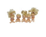 5 VINTAGE 1989 QUINTS TYCO REPLACEMENT DOLLS BLONDE HAIR BLUE EYES - $26.60