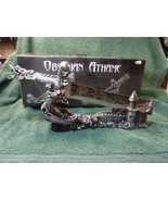 Dragon Knife - Obsidian Athame Decorative -       lot K1084 - £31.13 GBP